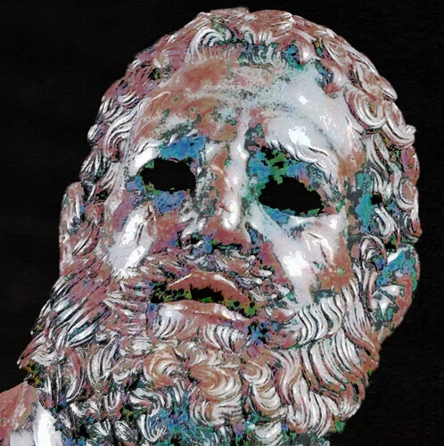 Foxing-Ice Blue with Black Splatter by Foxing (Record, 2024)