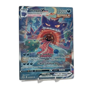 Gengar VMax Alt Art – Fusion Strike | Jumbo Metal 6" x 8" Card Gift/Display - Picture 1 of 3