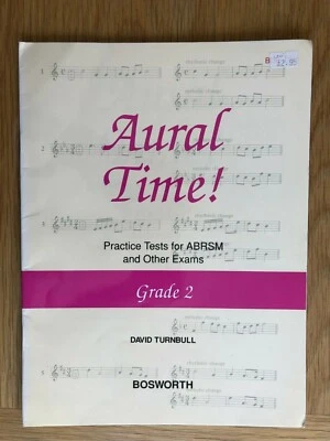 Aural Time! - Grade 2 practice aural tests by David Turnbull (ABRSM etc.) - Image 1 of 4