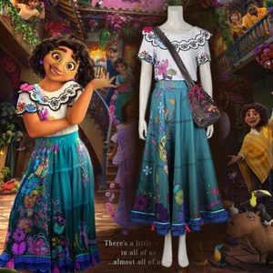 Encanto Mirabel Cosplay Costume Disney Movie Dress Halloween Outfit  - Picture 1 of 12