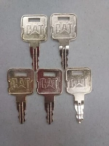 ( 10 ) Cat Keys Caterpillar Heavy Equipment Ignition Key 5P8500 Excavator, - Picture 1 of 2