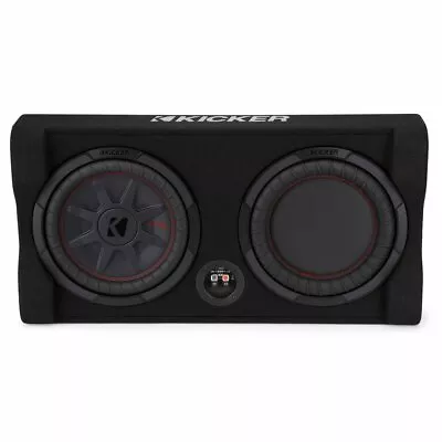 Kicker 48TRTP102 CompRT 10" Shallow-mount Car Subwoofer Enclosure - Image 1 of 4
