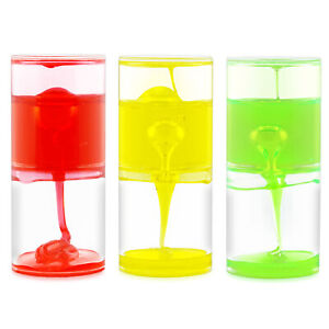 Sensory Ooze Tube Liquid Timers 3 Pack - 3 Colors 3 Speeds by Playlearn