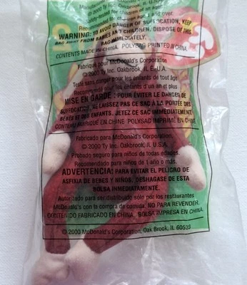 Vintage 2000 McDonald's Happy Meal Toy #12 Schweetheart Orangutan Ty SEALED NIP - Image 1 of 4