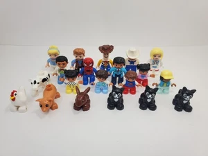 LEGO Duplo Figures People Children Animals Spiderman Woody Cinderella Lot of 20 - Picture 1 of 5