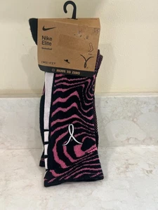 Calcetines de baloncesto Nike Elite cáncer de mama Kay Yow FZ3074-600 para hombre XL 12-15 - Imagen 1 de 4