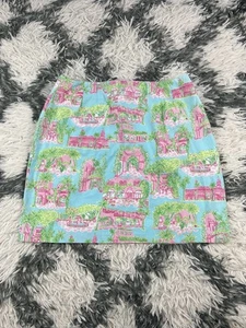 Lilly Pulitzer Women’s Multi-color Mediterranean Skirt Size 12 - Picture 1 of 11