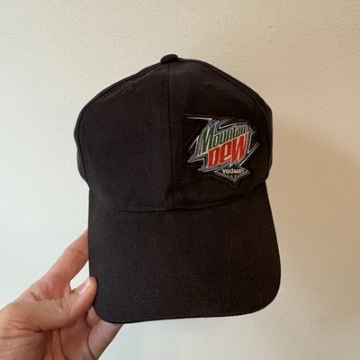Новая бейсболка Mountain Dew Voltage ограниченный выпуск черная кепка 100% хлопок - Изображение 1 из 4
