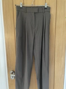 H&M Women’s Brown Trousers UK 10/ EUR 38 - Picture 1 of 3