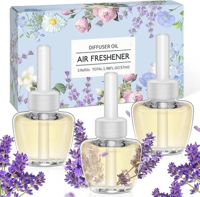 Duftölflakon Set, Lavendel Raumduft Lufterfrischer, Raum Duftöl, 3 x 19ML, Du... - Bild 1 von 4