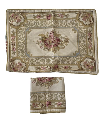 Padrão de tapeçaria Chaps Ralph Lauren ANJOU travesseiro padrão fronhas Aubusson - Imagem 1 de 4