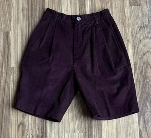 NWT Nicoli Burgundy Baby Fine Corduroy Shorts Boys Size 8 - Picture 1 of 3