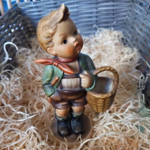 Alte Hummel Figur Goebel Hummel HUM 51/0 Dorfjunge Doppelkrone Junge 17 cm - Bild 1 von 9