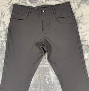 Footjoy FJ Men's Size 36X32 Athletic Fit Stretch Golf Chino Pants Casual Black - Picture 1 of 10