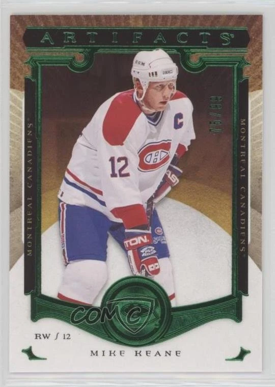 2015-16 Upper Deck Artifacts Legends Emerald /99 Mike Keane #143 - Image 1 of 2