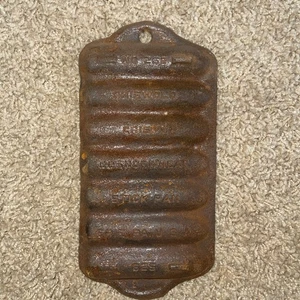 1930’s Griswold Cast Iron Mini Cornbread Pan No 262 625 As Is - Picture 1 of 2