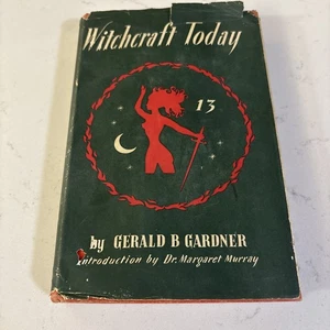GARDNER: WITCHCRAFT TODAY 1a edizione USA 1955 HC CON D/J Wicca Magick Occult - Foto 1 di 8