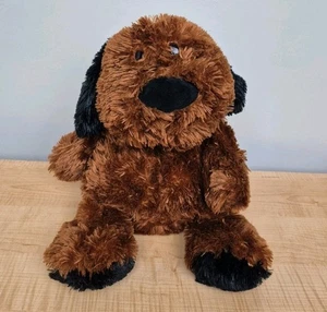 Spark Create Imagine 16" Plush Brown Black Puppy Dog Stuffed Animal Shaggy 2018 - Picture 1 of 11