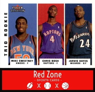 Fleer Tradition 2003-04 - #292 Sweetney/Chris Bosh/Hayes casi nuevo RC Foto 1 de 2