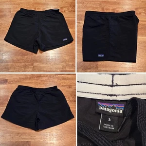 Patagonia 5" Baggies Shorts Nylon Riciclato 57058 Donna Taglia Small Nero - Foto 1 di 11