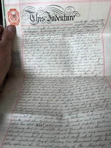 Antique hand written Document 1896 Licensed Victualler /Hop Merchant Hull Vellum - Picture 1 of 10