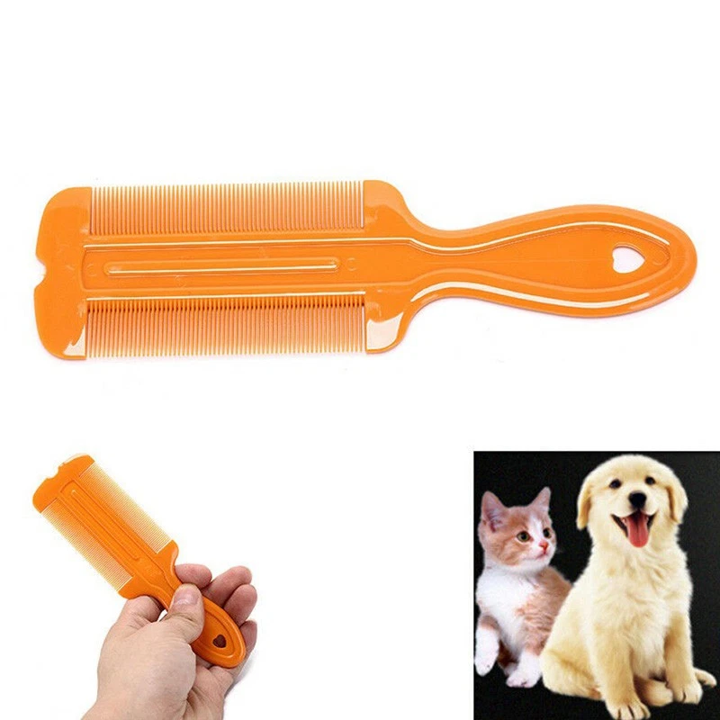 Peines de pelo peine DEJF piojos pulgas liendres pelo mango plástico doble cara cabeza piojos peine Foto 1 de 3