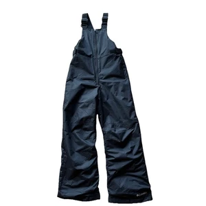Columbia Youth Black Ski Bib Snow Pants for Snowboarding Size M 10/12 - Picture 1 of 10