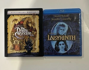 Jim Henson’s The Dark Crystal Anniversary edition & Labyrinth Blu Ray Disc Lot - Picture 1 of 6
