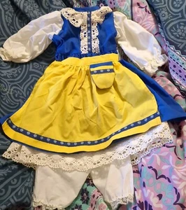 Swedish Doll Costume Or Baby Costume Homemade And Vintage - Picture 1 of 13