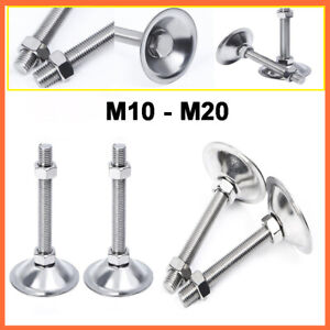 Adjustable Levelling Feet Adjustable Base Stainless Steel Machine Foot M10-M20