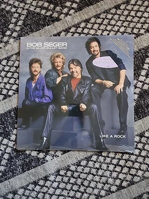 SEALED! 1986 Bob Seger & The Silver Bullet Band "Like A Rock" LP *PROMO* - Image 1 of 3