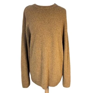 BP. Maglione Nordsrtom Waffle Knit marrone super morbido nuovo senza etichetta taglia large - Foto 1 di 11