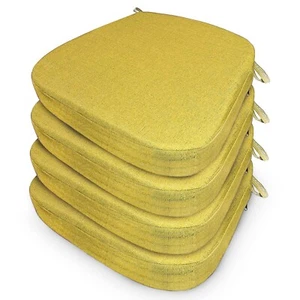 Chair Cushion with Ties for Dining Chairs Memory Foam Thick Kitchen Chair Pad... - Picture 1 of 7