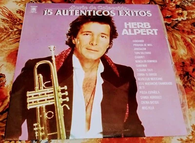 HERB ALPERT | 15 AUTENTICOS HITS  LP | 1969 | A&M LABEL | ULTRA RARE LP VG+ - Image 1 of 4
