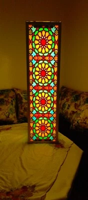 Multi-colored floor lamp in the Andalusian-Moroccan style. - Image 1 of 4