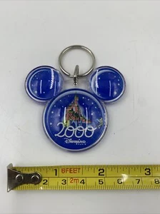 Vintage Disneyland Paris 2000 Mickey Head Keychain Collectors Item! - Picture 1 of 2