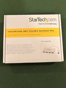 StarTech USB 3.0 Hub 4-Port USB-C to USB-A Bus Powered - Picture 1 of 2