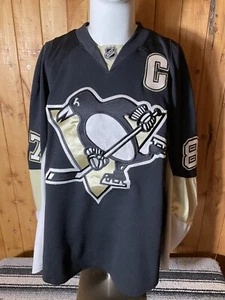 PITTSBURGH PENGUINS #87 SIDNEY CROSBY VTG REEBOK CCM NHL JERSEY MENS - 56 - Picture 1 of 7