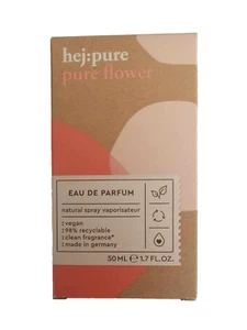 Hej Pure: Pure Flower 50 ml EDP Spray Vegan Clean Fragrance Neu - Bild 1 von 2