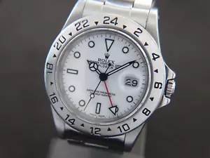 ROLEX GMT EXPLORER II, REF. 16570, CAL 3185, ORIGINAL, SERVICED. 1991 - Picture 1 of 24