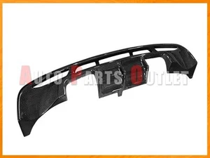 HG Style Carbon Rear Bumper Diffuser For BMW E82 E88 M-Sport 128i 135i 2Dr 08-13 - Picture 1 of 2
