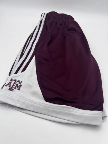 Adidas Men’s Texas Aggies Basketball Shorts Maroon XL - Extra Large Draw String Cover
