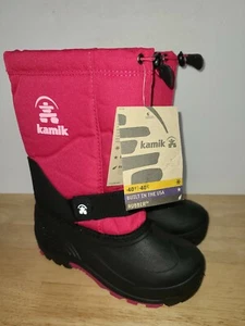 Kinder Größe 5 rosa Kamik Winter Schneestiefel - wasserdicht isoliert Kamik - Bild 1 von 3