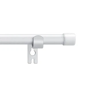 White Curtain Rods for Windows 30 to 60 Inch5/8 Inch Small Curtain Rod Set Wi... - Picture 1 of 6