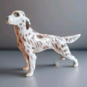 Retired 3252 Royal Copenhagen Porcelain English Setter Dog Figurine - Picture 1 of 5