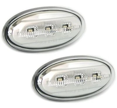 2x LED Seitenblinker Für Mazda 2 DY 3 BK 5 CR19 6 GG GY BT-50 MPV-II Chrom - Bild 1 von 4