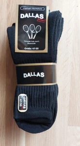 Angebot! Markenqualität 20 Paar Socken Sportsocken Tennissocken Schwarz 47/50 - Bild 1 von 1