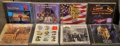 Allman Brothers Instant Collection Cd Lot 8 In All Southern Rock Classic Jams  - Image 1 of 3