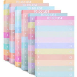 300 Sheets to Do List Notepad Daily Checklist Sticky Notes Cute Undated Memo ... - Picture 1 of 8