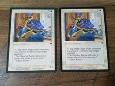MTG - Magic the Gathering - Fallen Empires - Hand of Justice x2